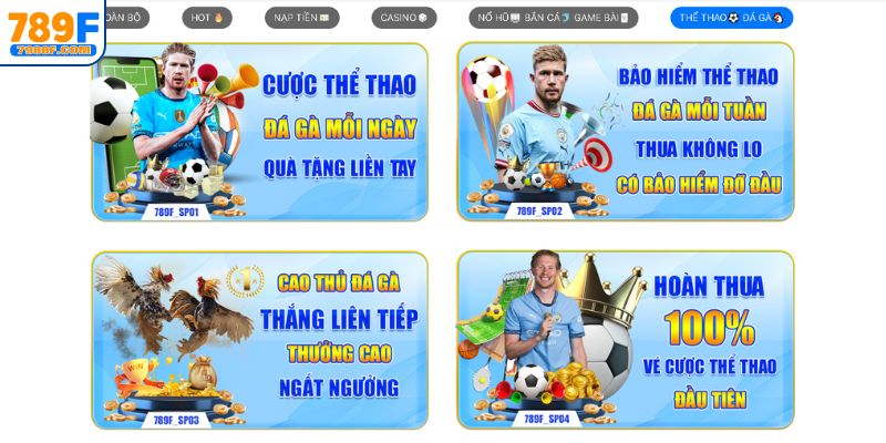 Khuyến mãi đá gà 789F siêu hấp dẫn