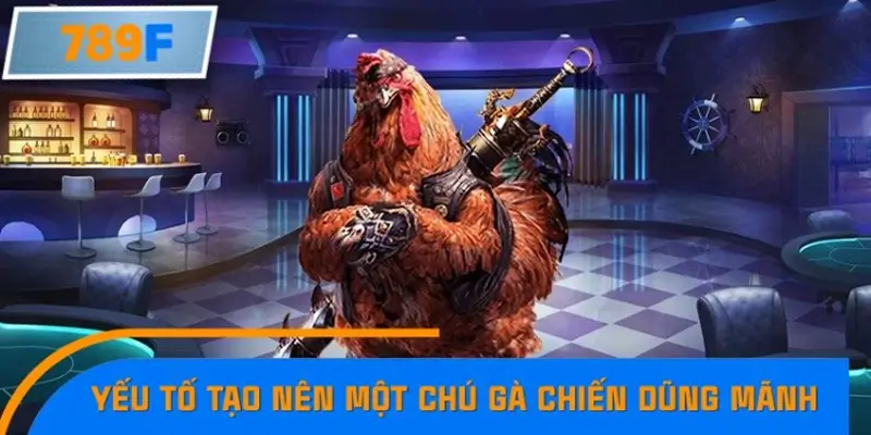 Những yếu tố cốt lõi tạo nên một chú gà chiến dũng mãnh