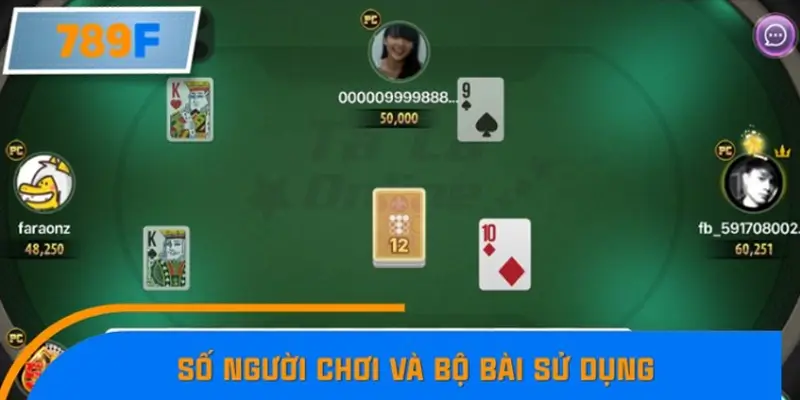 Số lượng người tham gia và bộ bài sử dụng
